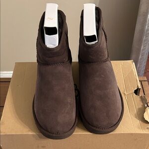 UGG Classic Mini II Booties in Chestnut